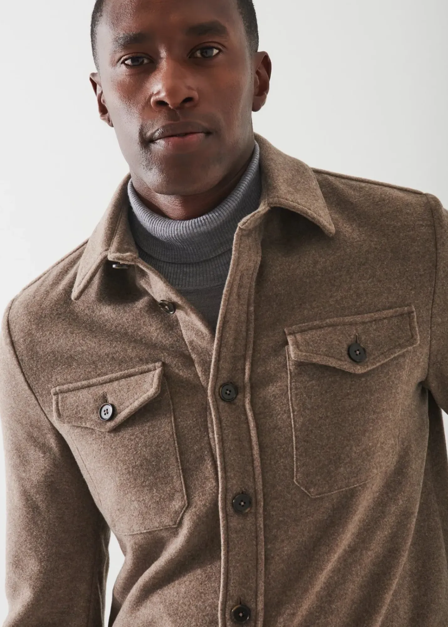PATRICK ASSARAF Pima Stretch Fleece Hoodie|Men Sweatshirts & Hoodies