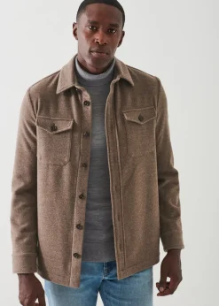 PATRICK ASSARAF Pima Stretch Fleece Hoodie|Men Sweatshirts & Hoodies