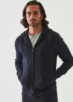 PATRICK ASSARAF Pima Stretch Fleece Quarter-Zip|Men Sweatshirts & Hoodies