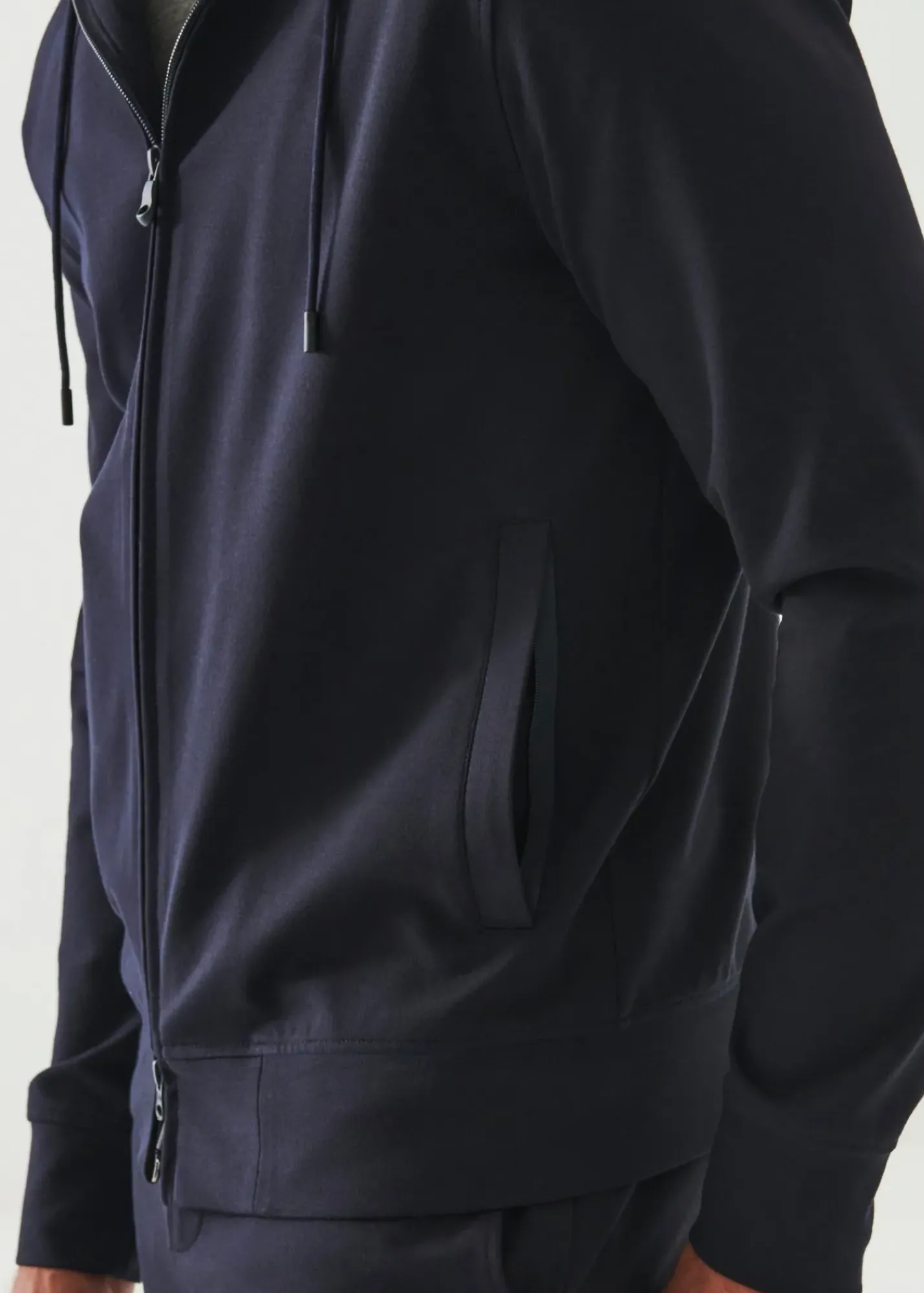 PATRICK ASSARAF Pima Stretch Fleece Quarter-Zip|Men Sweatshirts & Hoodies