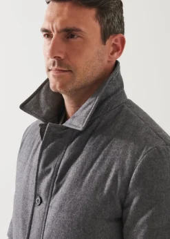 PATRICK ASSARAF Plaid Shirt Jacket|Men Shirt Jackets