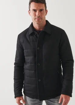 PATRICK ASSARAF Plaid Shirt Jacket|Men Shirt Jackets