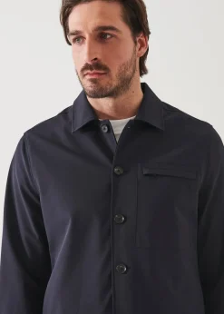 PATRICK ASSARAF Quilted Shirt Jacket|Men Shirt Jackets