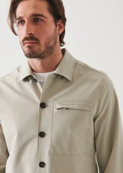 PATRICK ASSARAF Quilted Shirt Jacket|Men Shirt Jackets