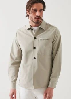 PATRICK ASSARAF Quilted Shirt Jacket|Men Shirt Jackets