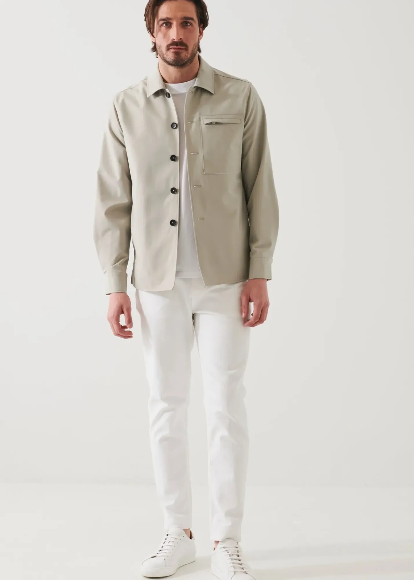 PATRICK ASSARAF Quilted Shirt Jacket|Men Shirt Jackets