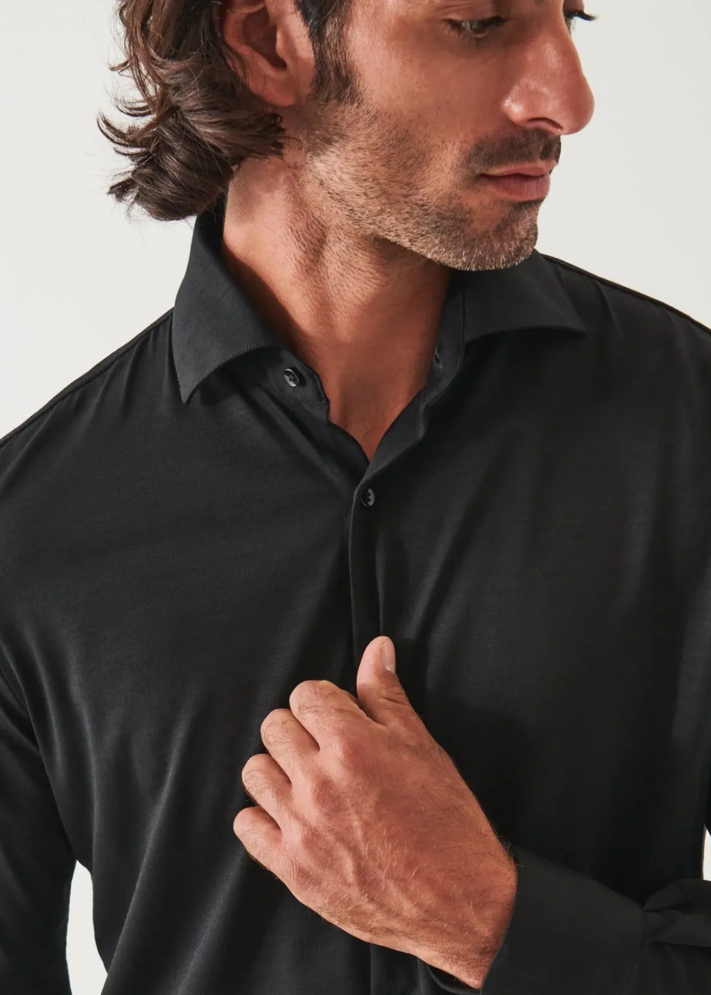 PATRICK ASSARAF Reda Active Wool Knit Shirt|Men Shirts