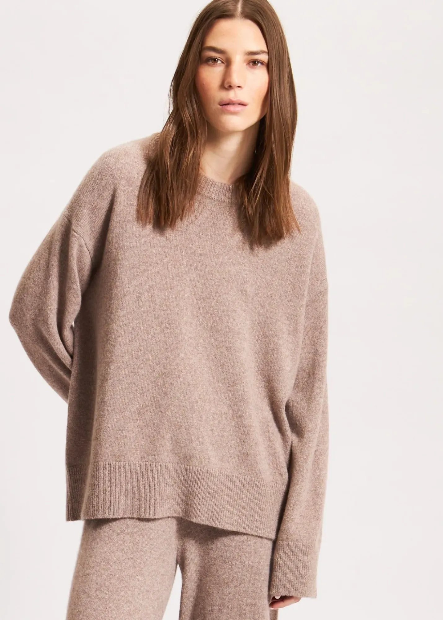 PATRICK ASSARAF Relaxed Cashmere Crewneck|Women Knitwear