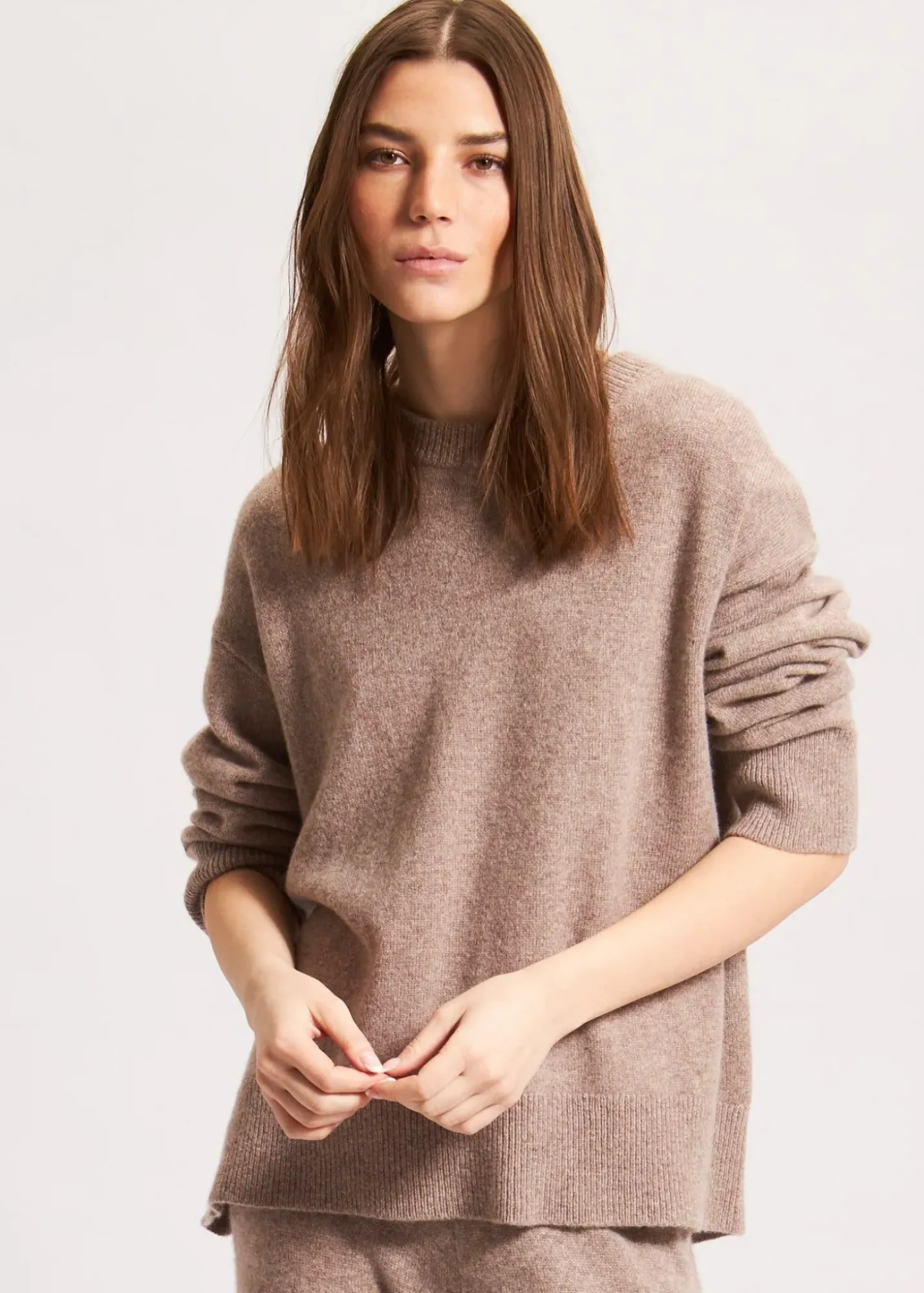 PATRICK ASSARAF Relaxed Cashmere Crewneck|Women Knitwear