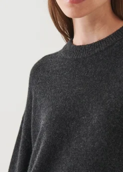 PATRICK ASSARAF Relaxed Cashmere Crewneck|Women Knitwear