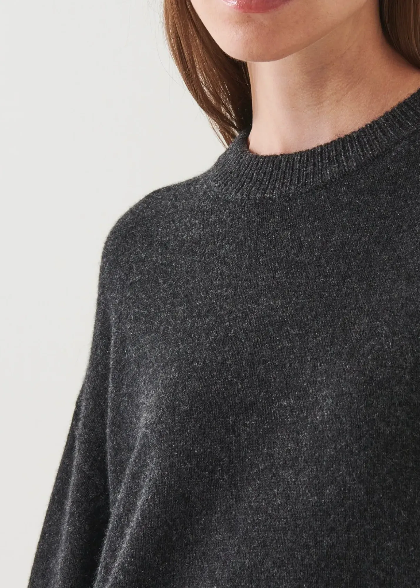 PATRICK ASSARAF Relaxed Cashmere Crewneck|Women Knitwear
