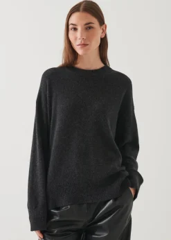 PATRICK ASSARAF Relaxed Cashmere Crewneck|Women Knitwear