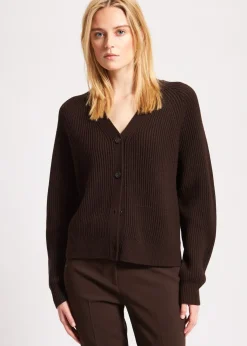 PATRICK ASSARAF Ribbed Merino Cardigan|Women Knitwear
