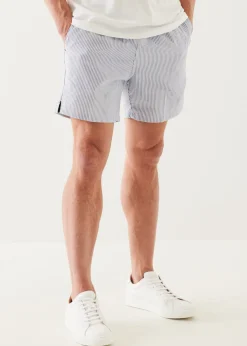 PATRICK ASSARAF Seersucker Swim Short|Men Bottoms
