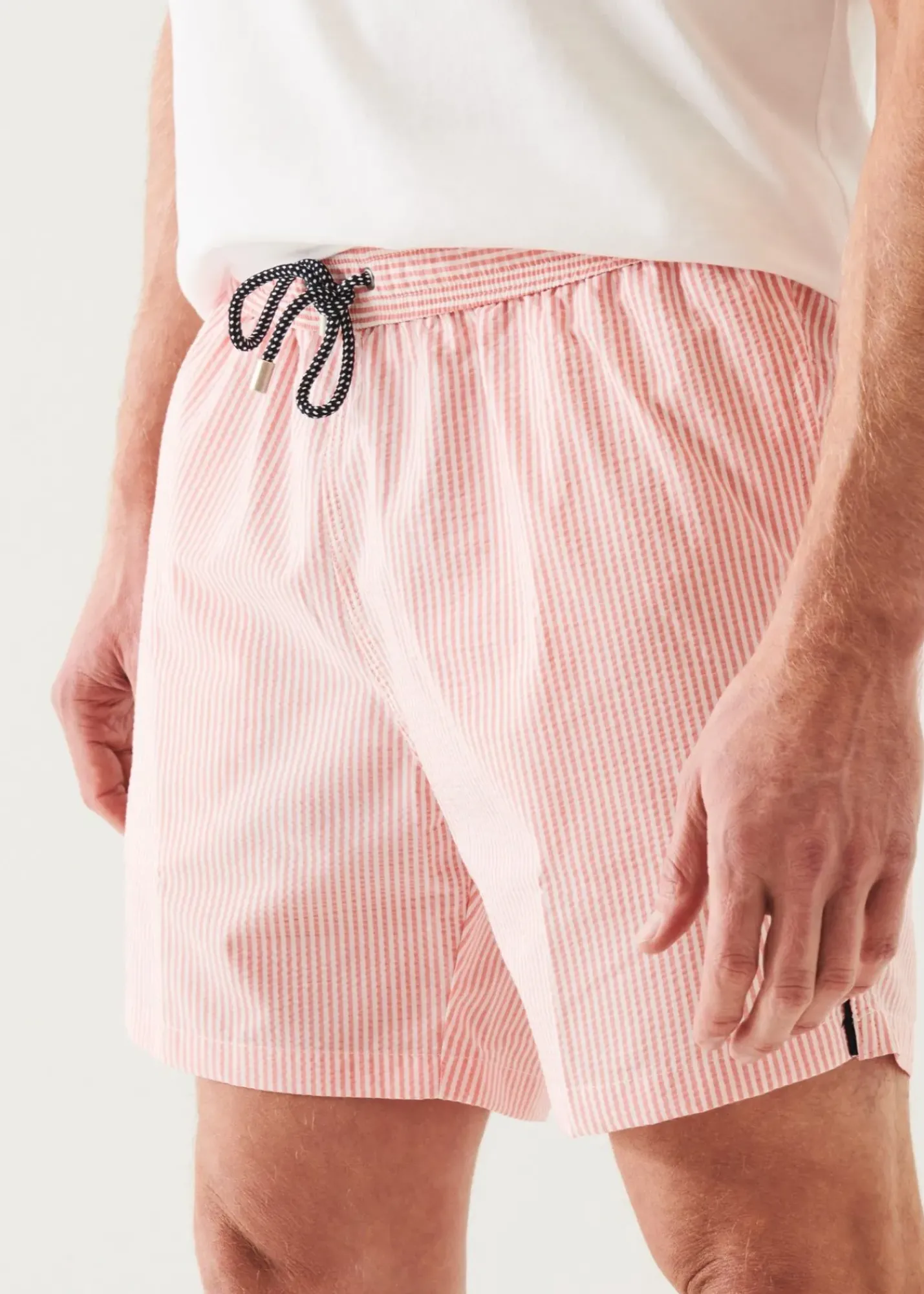 PATRICK ASSARAF Seersucker Swim Short|Men Bottoms