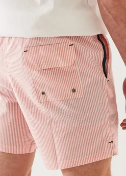 PATRICK ASSARAF Seersucker Swim Short|Men Bottoms