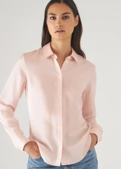 PATRICK ASSARAF Slim Silk Shirt|Women Shirts