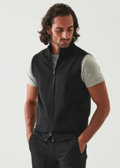 PATRICK ASSARAF Stretch Vest|Men Outerwear