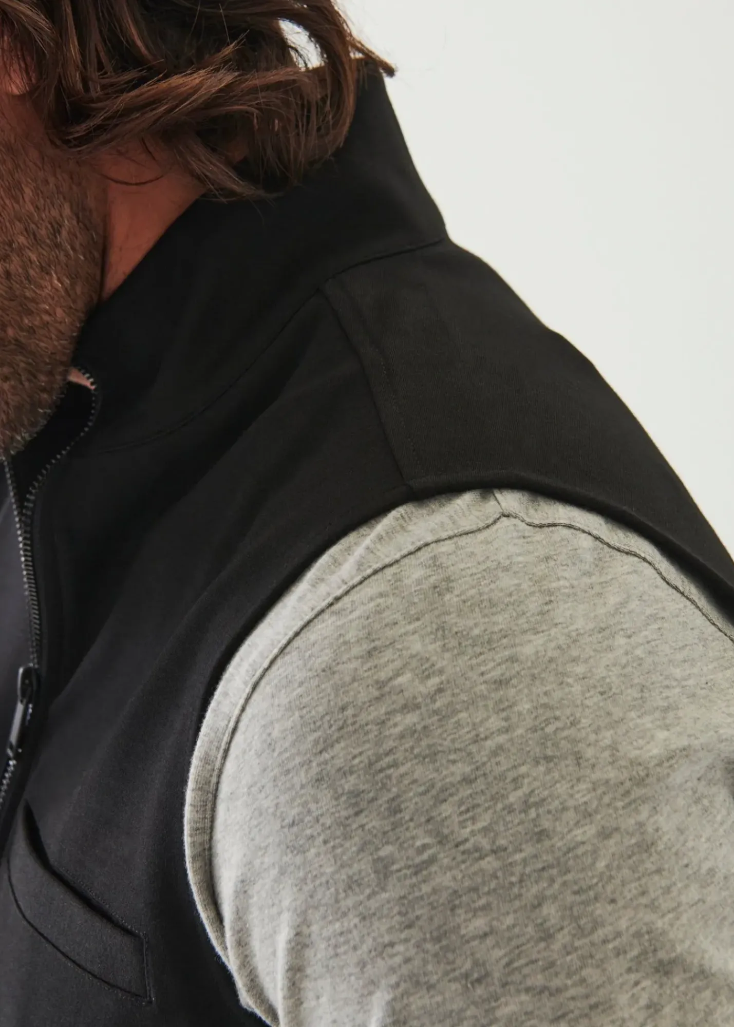 PATRICK ASSARAF Stretch Vest|Men Outerwear