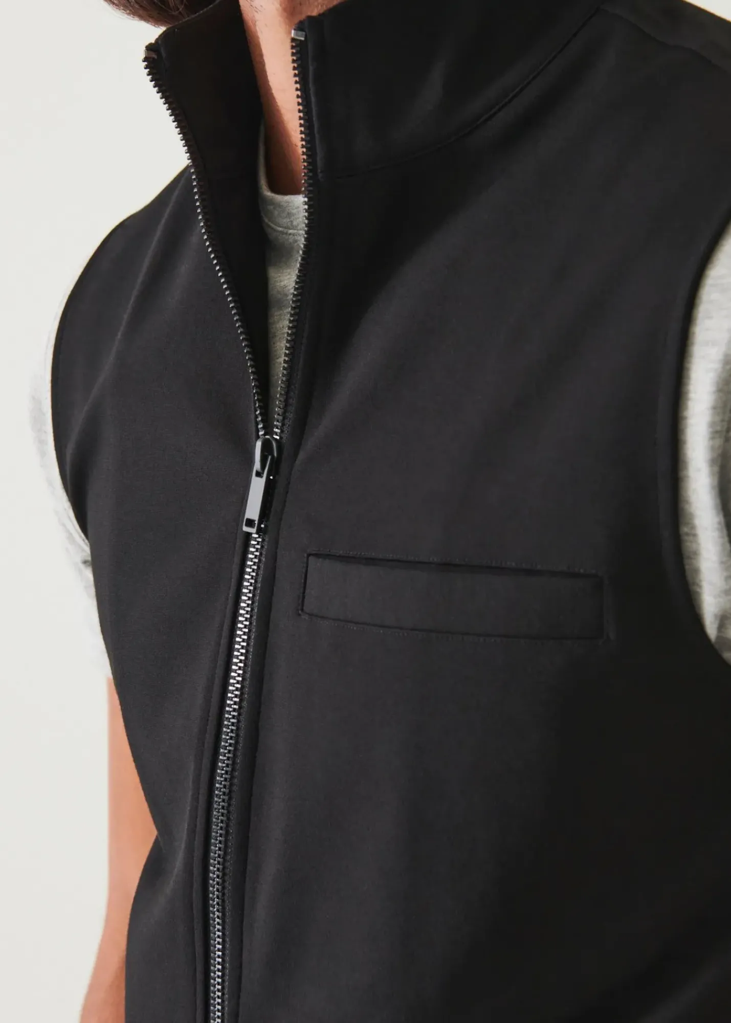 PATRICK ASSARAF Stretch Vest|Men Outerwear