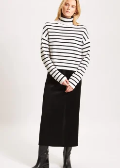 PATRICK ASSARAF Striped Turtleneck|Women Knitwear