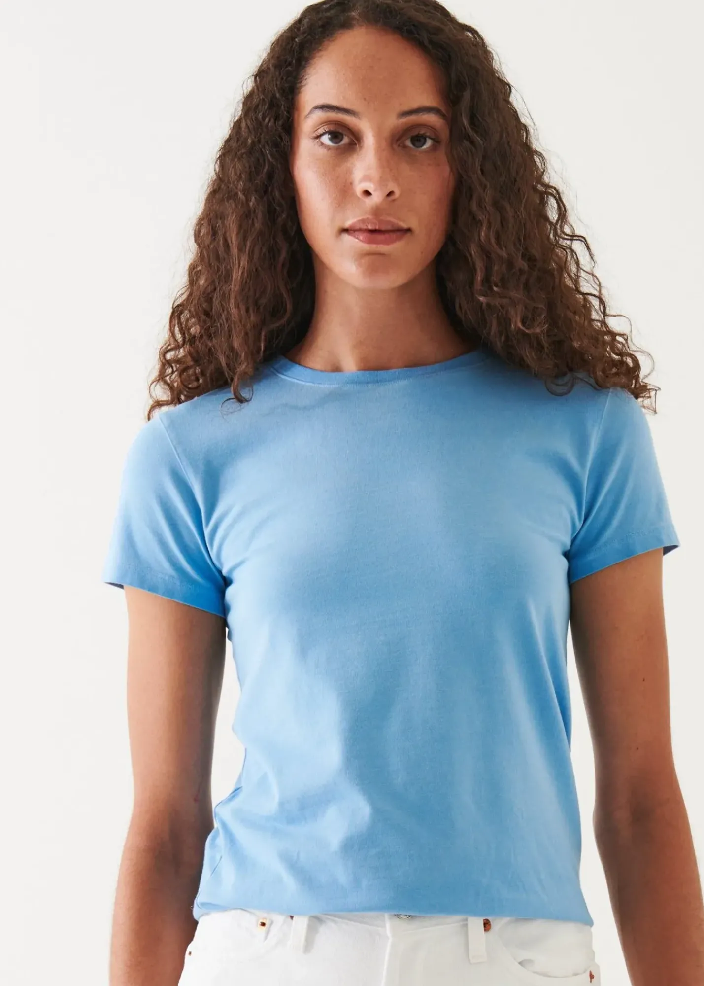 PATRICK ASSARAF Sublime Reactive Pima Cotton Stretch Slim T-Shirt|Women T-Shirts