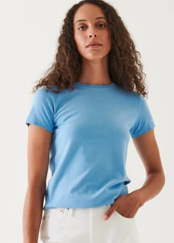 PATRICK ASSARAF Sublime Reactive Pima Cotton Stretch Slim T-Shirt|Women T-Shirts