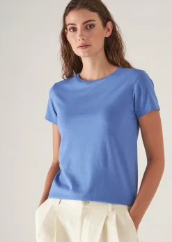 PATRICK ASSARAF Sublime Reactive Pima Cotton Stretch Slim T-Shirt|Women T-Shirts