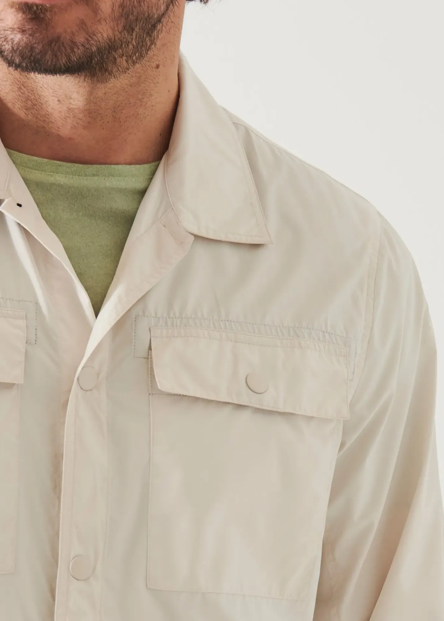 PATRICK ASSARAF Suede Shirt Jacket|Men Outerwear