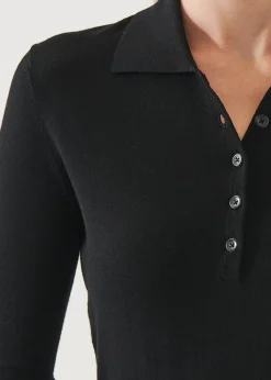 PATRICK ASSARAF Superfine Merino Polo|Women Polos