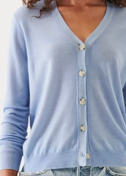 PATRICK ASSARAF Superfine Merino Sunfade Relaxed Cardigan|Women Knitwear