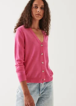 PATRICK ASSARAF Superfine Merino Sunfade Relaxed Cardigan|Women Knitwear