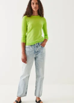PATRICK ASSARAF Superfine Merino Sunfade Crewneck|Women Knitwear