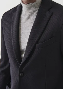 PATRICK ASSARAF Textured Nylon Two-Button Blazer|Men Blazers