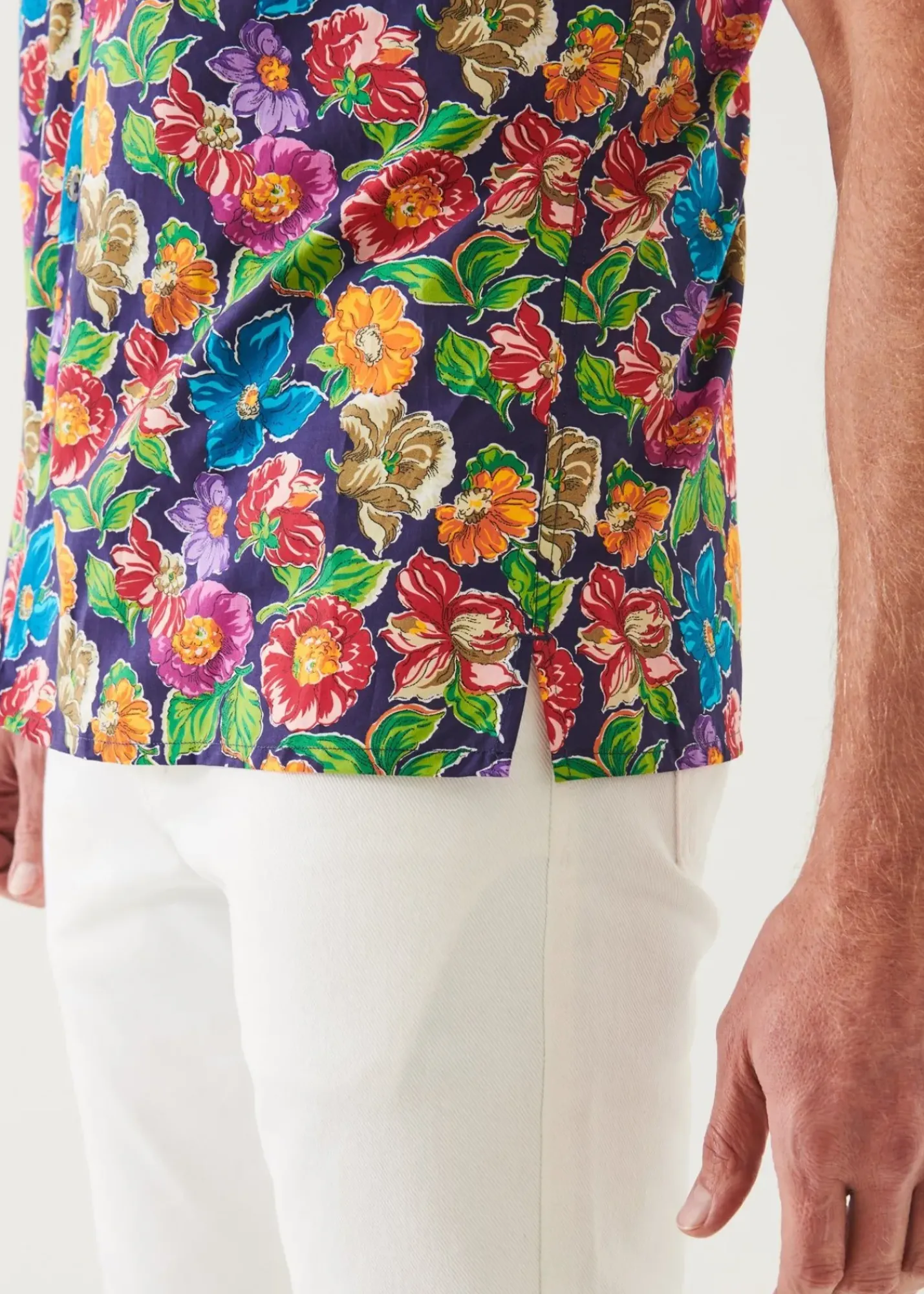 PATRICK ASSARAF Tropical Camp Collar Shirt|Men Shirts