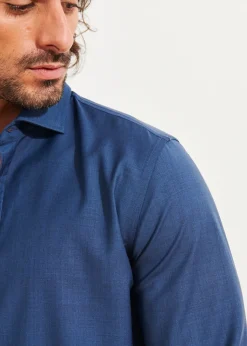 PATRICK ASSARAF Wool Shirt|Men Shirts