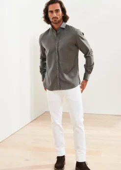 PATRICK ASSARAF Wool Shirt|Men Shirts